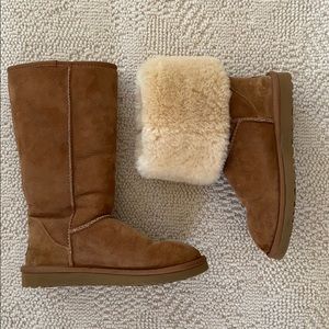 UGG boots- nutmeg/caramel color size 7